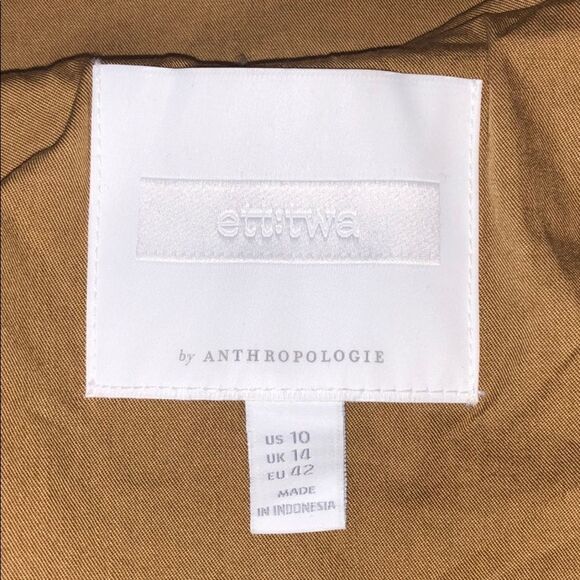 🎉HP🎉NWOT Anthropologie Marley trench coat sz10 - Picture 12 of 15